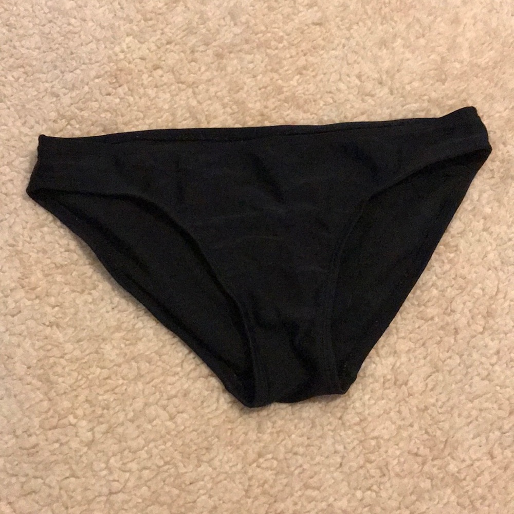Simple Black Bikini Bottoms